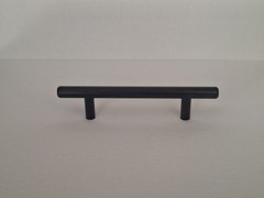 Elements 156MB 96 mm Center-to-Center Matte Black Naples Cabinet Bar Pull