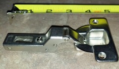Salice FAG Thick Door Hinge 94degree Half Overlay Self Closing 40mm CFA7G99 Self