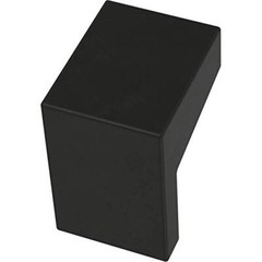 Mirrored Cabinet Knob, 1-1/16 in (27mm) Drawer Knob, 10 Pack, Matte Black