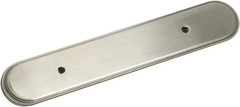 Brand #300 3 In. (76Mm) Oval Balate, Brushed Nickel