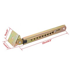 Double Angle Lifting Rod Desk 10 Gear Adjusting Hinge Bracket 250mm