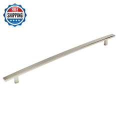 Cyprus 18 in (457 Mm) Center-To-Center Polished Nickel Cabinet Appliance Pull
