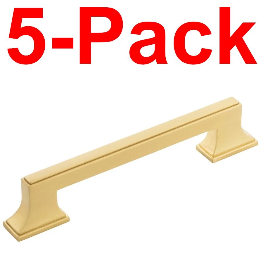 BELWITH KEELER 5-Pack Brownstone 5-1/16 In C/C Cabinet Handle / Drawer Pull