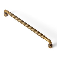 6 Pack 7 9/16 Inch ​​Antique Brass Cabinet Pull Handle – Vintage Vertical Gro…