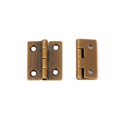 Small Hinges for Wooden Box,1 Inch Mini Hinge with Mounting Screws Butt Hinges B