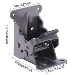 4* Folding Brakcet 0°-90° Table Folding Hinges Table Self Lock Extension Support