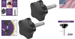 Ergonomic M8 Threaded Star Knobs – Perfect for Woodworking and Equipment
