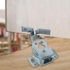 20 Pcs Double Roller Catch, Cabinet Door Latch and Catch Hardware
