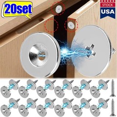 2/20 Sets Magnetic Cabinet & Door Latch Catch Closures Cabinet Hardware Fittings