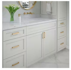 *10-PACK* Sumner Street Redmond 5-1/4 in. Satin Brass Drawer Pull (RL070083VP)