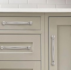 5-inch Polished Nickel Cabinet Pulls 2 Pack Solid Heavy Duty Handles