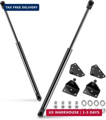 Qty (2) SL38-60-1 23in 60lb/267N Universal Gas Strut Lift Support with Mounting