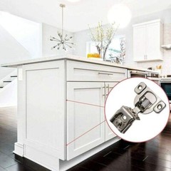 LOT of 1/2″ Overlay Self Close Face Frame 105° Compact Concealed Cabinet Hinge