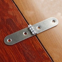 4 PCS White Zinc Flip Up Folding Cabinet Door Hinge 97mm With 16 Screws