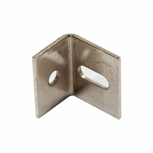 Hafele 21 x 17 x 25mm Angle Bracket With Slot – 12 Pack