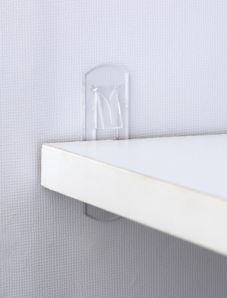 10PCS Clear Shelf Support Pegs Locking Cabinet Shelf Pins Brackets Clips