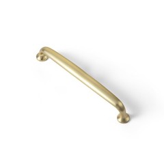 Goo-Ki 6 Pack Brushed Brass Gold Drawer Pulls Kitchen Cabinet Hardware –