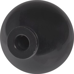 4-Pack Ball Knobs 1/4-20 x 1-1/4 Inch Threaded Black Plastic Replacement Handle