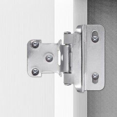 1/2″ Overlay Semi Partial Wrap Kitchen Cabinet Cupboard Hinges Self Closing LOT