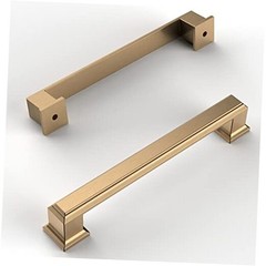 Cabinet Pulls – 5 Inch(128mm) 5″/128mm Hole Center Champagne Bronze 10 Pack