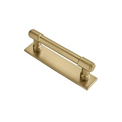 5 Pack 3 Inch 76mm Center Brushed Gold Cabinet Pull Backplate Base Plate
