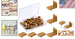 Plastic Drawer Slides Kit – 30PCS of Square & L Shape for Repairing Dressers