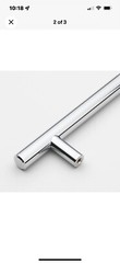 GlideRite 6-1/4″ CC Solid Steel Bar Pull Polished Chrome – 5003-160-PC Qty 10