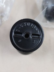 Allison BP53018FB Matte Black Round Cabinet Knobs – Set of 7 with Screws