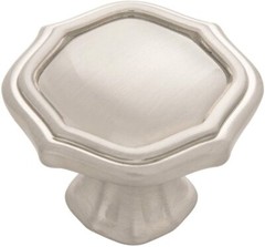 Belwith-Keeler B076137-SN Trellis Knob 1-1/2-inch Diameter, 1.5 Inch, Satin