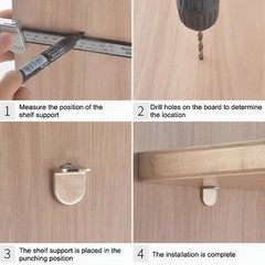 Steel Shelf Support Pegs Metal 5mm Plug In Stud Pegs Pins For Kitchen Cabinets