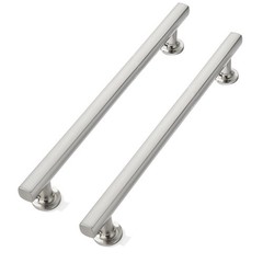 CABDM 6 inch (152mm) 2 Pack Brushed Satin Nickel Cabinet pulls Solid Heavy-Du…