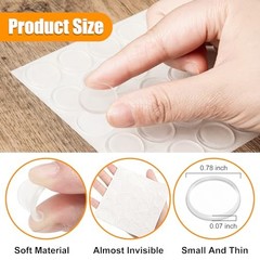 Pcs Cabinet Door Bumper, Cabinet Bumpers Clear Self Adhesive, Glass Top 50