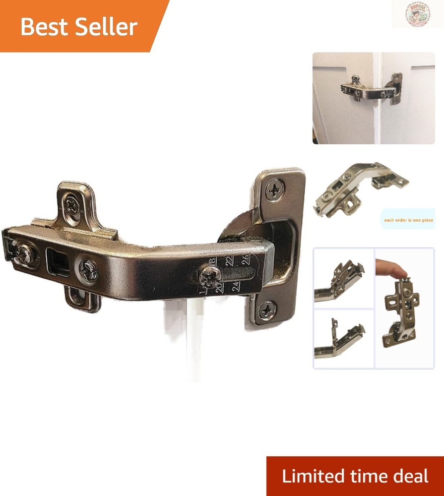 Stainless Steel 135° Lazy Susan Hinge with Screws – Perfect for Kitchen Cabinets