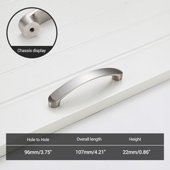 Modern Kitchen Cabinet Pulls Aluminum Alloy Cupboard Drawer Handles Hardware Lot