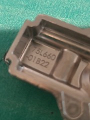 (1) Blum Mounting Plate 175L660-01.22 Clip On Half Overlay used