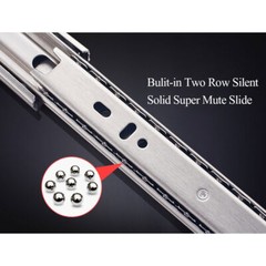 10″-24″ Full Extension Ball Bearing Heavy Duty Drawer Slide Track Rail 100-lbs