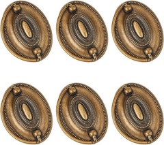 6pcs Furniture Dresser Pull Brass Drop Swing Handles Hardware Vintage Drawer …