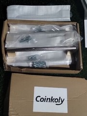 Coinkoly 6 Pack (8 1/2in) Gold and Brushed Nickel Cabinet Pulls Knurled