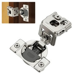 Home Expert 50 Pack (25 Pairs) 1-3/8″ 1-3/8 inch Overlay, Satin Nickel