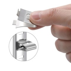 50 PCS Adjustable Cabinet Metal Shelf Bracket Clips Pegs Support Pins Clips