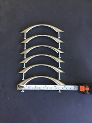6 pcs. Hardware Brushed Nickel Kitchen Cabinet Handles Doors Drawers Pulls