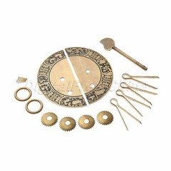 Traditional Chinese Style Vintage Chinese Zodiac Screw U-Shaped Nail Pull Handle