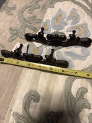 Metal Dresser Drawer Pull Handle Rusty Look 6 1/4” 3 1/8” Nails Set Of 2