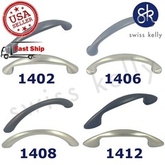 Swiss Kelly Oil Rubbed Bronze Satin Nickel Kitchen Cabinet Handles Drawer Pulls