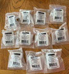 NEW Lot Of 11 Liberty 1 -1/4” Top Ring Round Satin Nickel Cabinet Knobs
