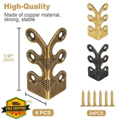 RFORPLY Baseboard Corner Protectors Bronze