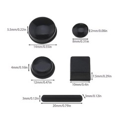 48PCS Bumper Pads Self-Adhesive Noise Dampening Rubber Feet Silicone Cushions