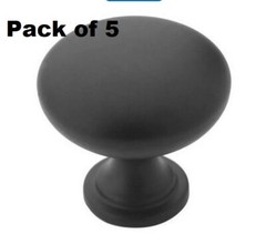 Amerock Edona 1-1/4 Inch Mushroom Cabinet Knob Pack of 5 BP53005FB