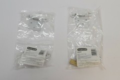 Amerock Cabinet Hinge 2-3/4″ L X 2″W X 3/4″ Projection Flush Wrap White – 4pcs