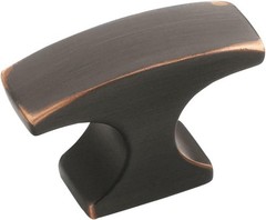 Amerock | Cabinet Knob | Oil Rubbed Bronze | 1-1/2 inch (38 mm) Length